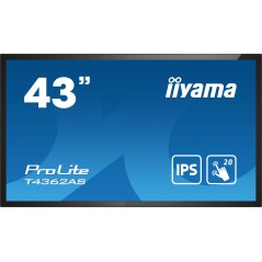 "iiyama ProLite T4362AS-B1 - High-Performance 43'' 4K Interactive Touch Display"